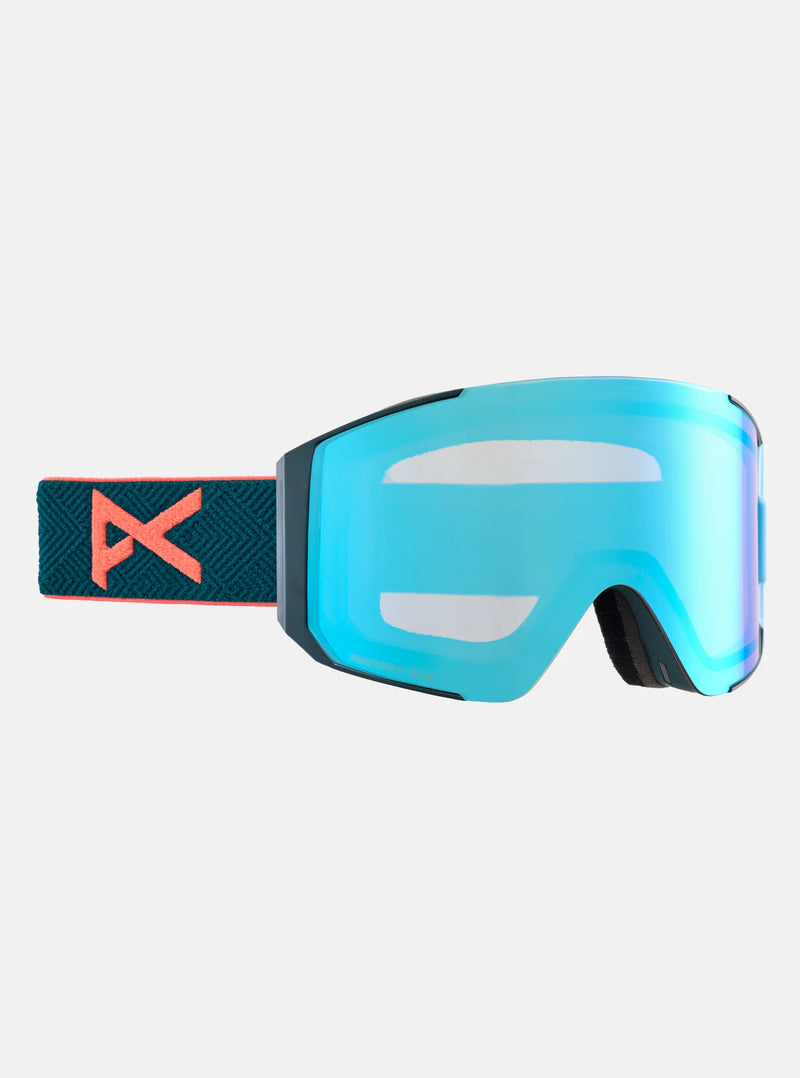 Load image into Gallery viewer, Anon Unisex Sync Goggles Deep Emerald/Perceive Variable Blue/Perceive Cloudy Pink 21506105404
