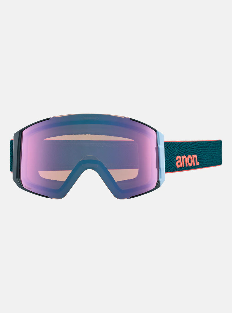 Load image into Gallery viewer, Anon Unisex Sync Goggles Deep Emerald/Perceive Variable Blue/Perceive Cloudy Pink 21506105404
