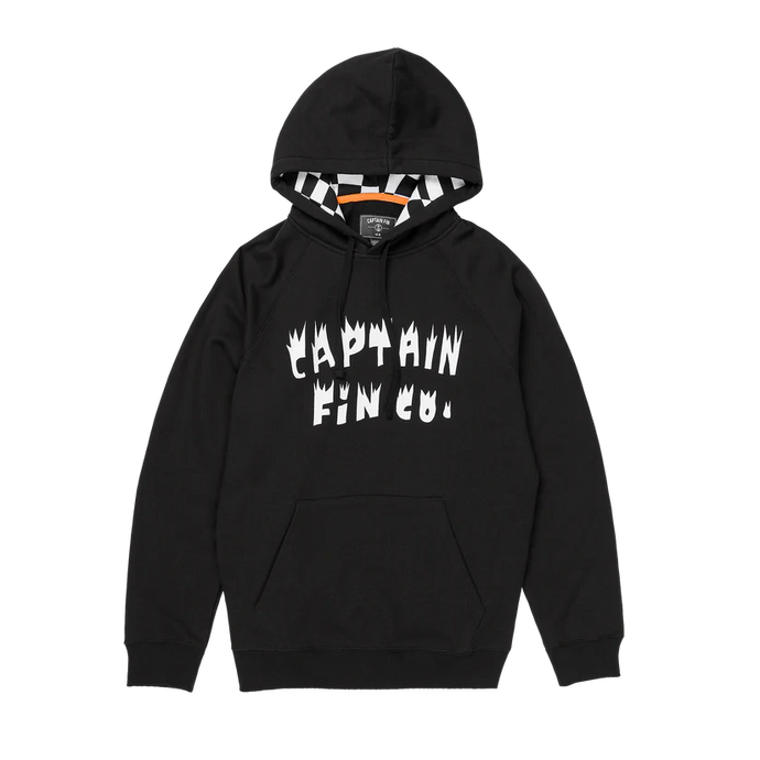 Captain Fin Men's Downward Spiral Pullover Hoodie Black 21A4132400-BLK