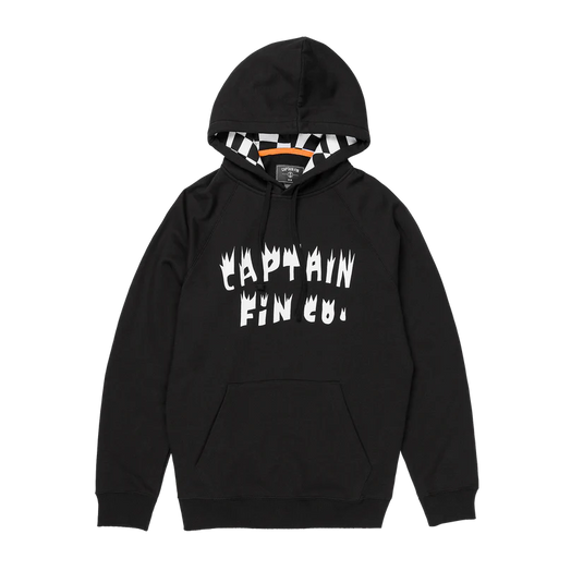 Captain Fin Men's Downward Spiral Pullover Hoodie Black 21A4132400-BLK