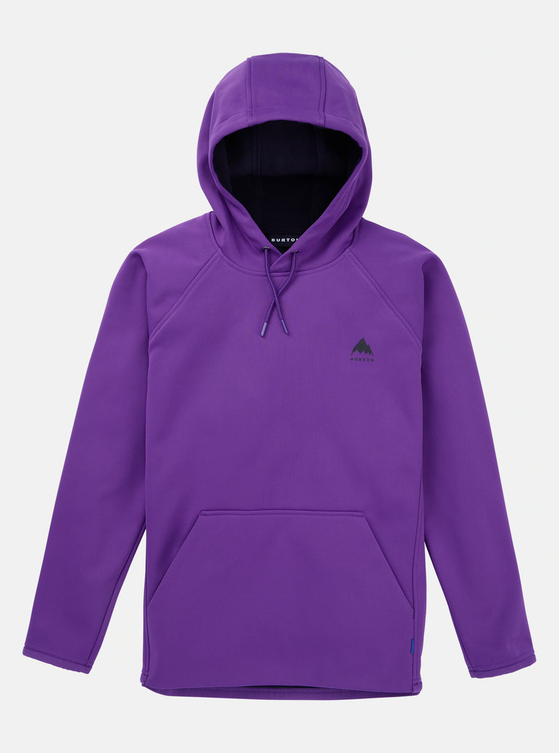 Load image into Gallery viewer, Burton Women&#39;s Crown Weatherproof Pullover Fleece Hoodie Imperial Purple 22020106501
