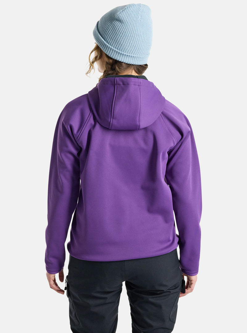 Load image into Gallery viewer, Burton Women&#39;s Crown Weatherproof Pullover Fleece Hoodie Imperial Purple 22020106501
