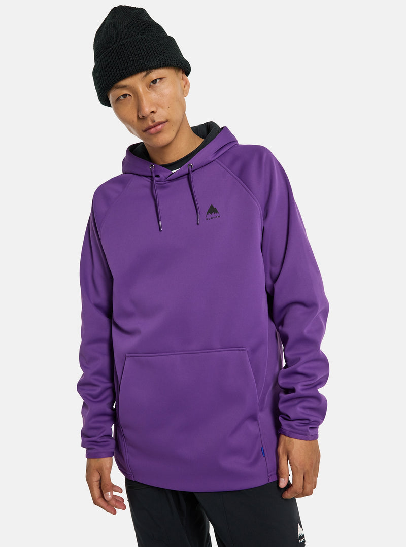 Load image into Gallery viewer, Burton Men&#39;s Crown Weatherproof Pullover Fleece Imperial Purple 22024106500
