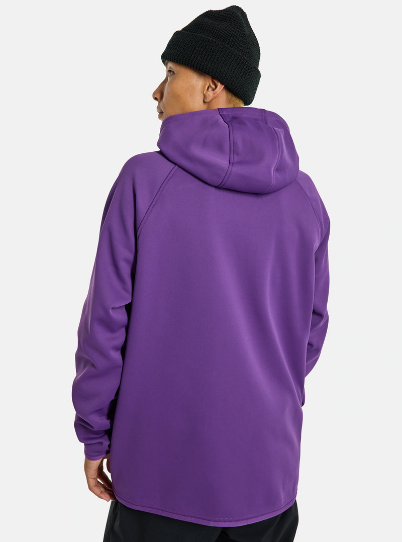 Load image into Gallery viewer, Burton Men&#39;s Crown Weatherproof Pullover Fleece Imperial Purple 22024106500
