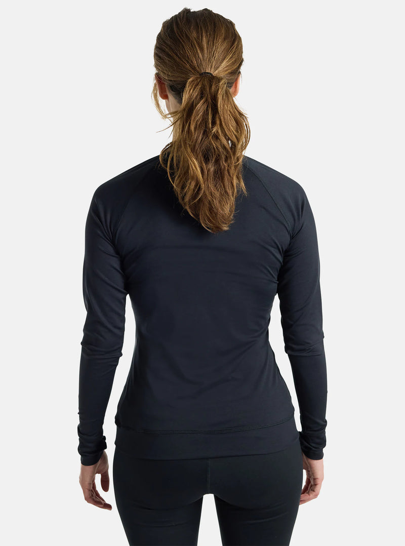 Load image into Gallery viewer, Burton Women&#39;s Lightweight X Base Layer Crewneck True Black 22177106001
