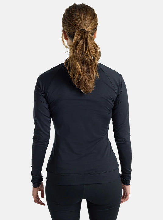 Burton Women's Lightweight X Base Layer Crewneck True Black 22177106001