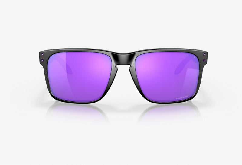 Load image into Gallery viewer, Oakley Unisex Holbrook Sunglasses Prizm Violet/Matte Black OO9102-K655
