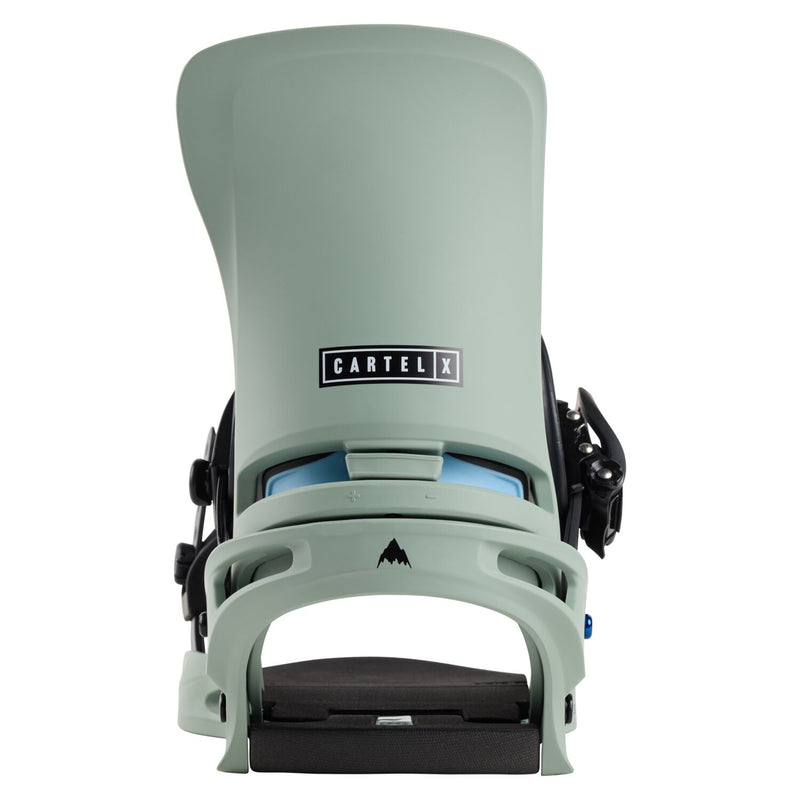 Load image into Gallery viewer, Burton Men&#39;s Cartel X Re:Flex Snowboard Bindings Petrol Green 22230104301
