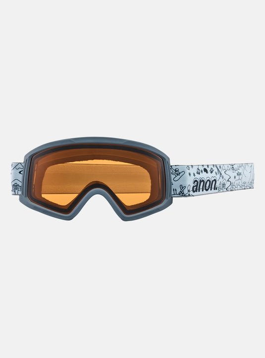 Anon Kids' Tracker 2.0 Goggles Resort Doodles/Amber 22255104406