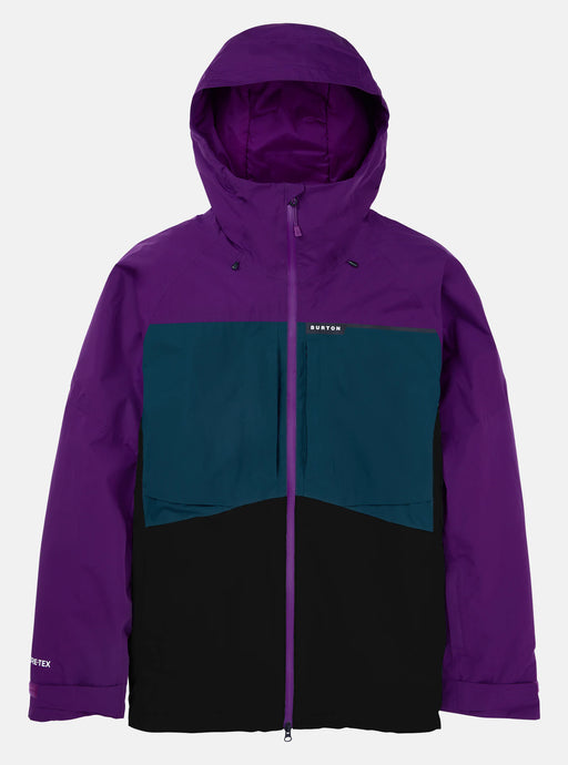 Burton Men's Pillowline GORE‑TEX 2L Jacket Imperial Purple/Deep Emerald/True Black 22813103504