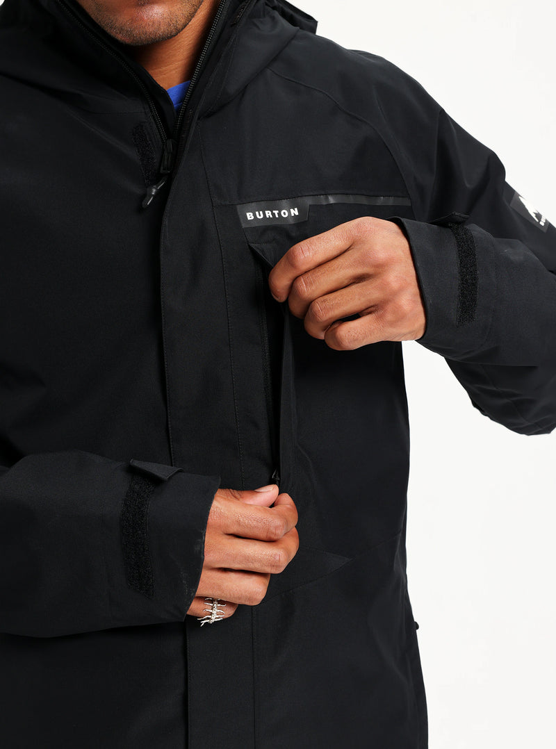 Load image into Gallery viewer, Burton Men&#39;s Veridry 2L Rain Jacket True Black 23243100001
