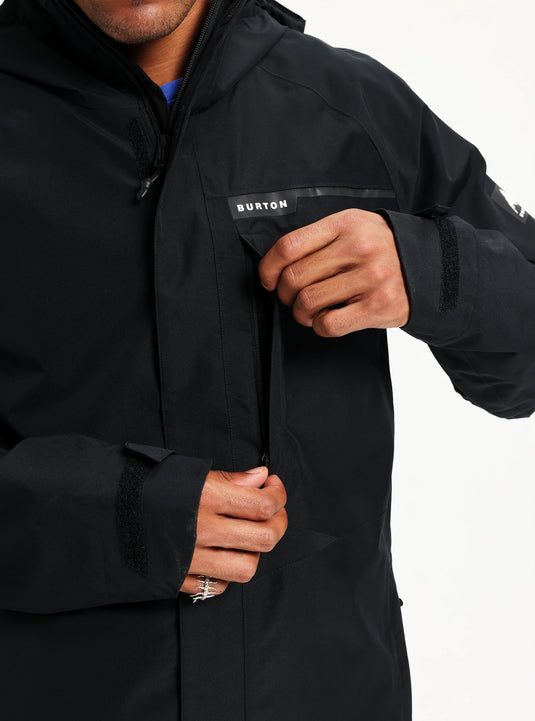 Burton Men's Veridry 2L Rain Jacket True Black 23243100001