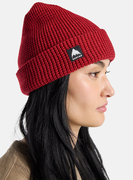 Burton Recycled Waffle Beanie Deep Red 23356102601