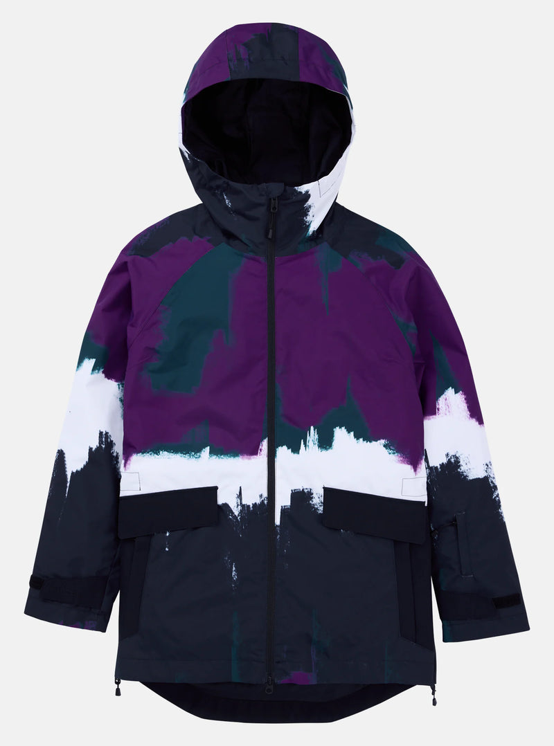 Load image into Gallery viewer, Burton Women&#39;s Lalik 2L Jacket Forest Chalk/True Black 23361102964
