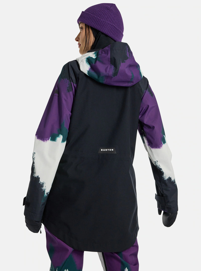 Load image into Gallery viewer, Burton Women&#39;s Lalik 2L Jacket Forest Chalk/True Black 23361102964
