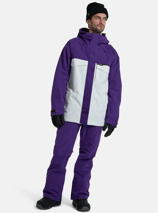 Burton Men's Covert 2.0 2L Jacket Imperial Purple/Stout White 23827101501