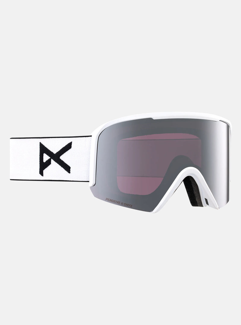 Load image into Gallery viewer, Anon Unisex Nesa Goggles White/Perceive Sunny Onyx/Perceive Cloudy Burst 23950100100
