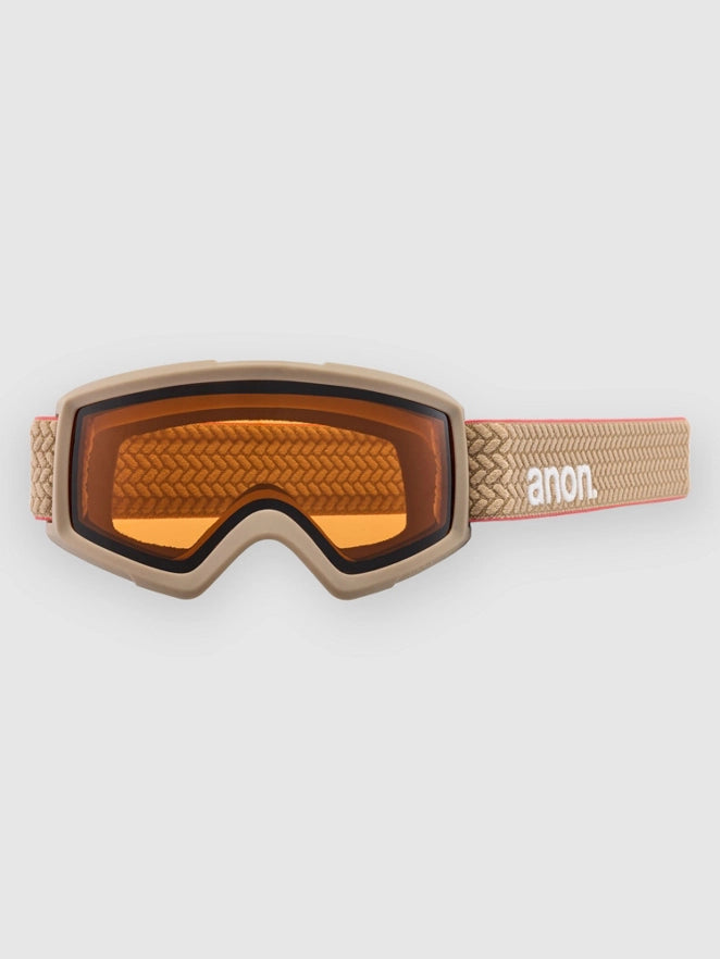 Load image into Gallery viewer, Anon Unisex Helix 2.0 Goggles Summit Taupe/Perceive Sunny Bronze/Amber 22257104250
