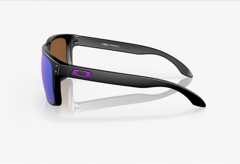 Load image into Gallery viewer, Oakley Unisex Holbrook Sunglasses Prizm Violet/Matte Black OO9102-K655
