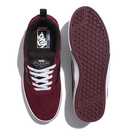 Vans Mens' Skate Kyle Walker Shoes Port/True White VN0A5JIEBJA