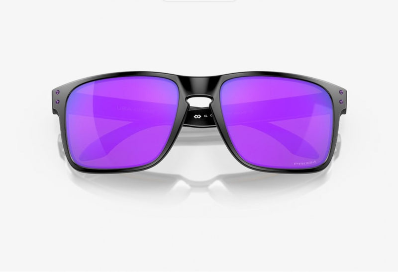 Load image into Gallery viewer, Oakley Unisex Holbrook Sunglasses Prizm Violet/Matte Black OO9102-K655
