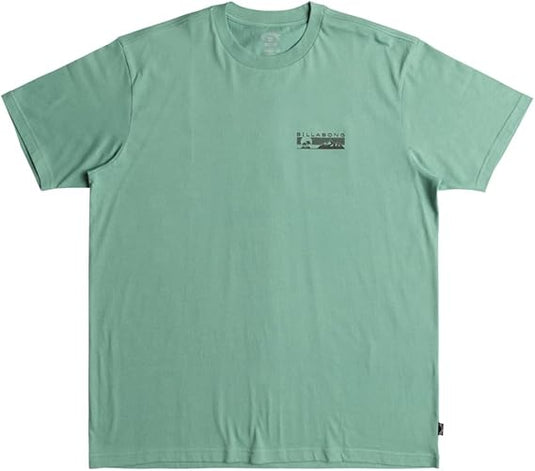 Billabong Men's On The Move T-Shirt Dusty Green EBYZT00196_GJR0