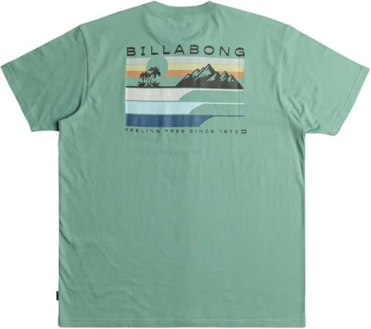 Billabong Men's On The Move T-Shirt Dusty Green EBYZT00196_GJR0