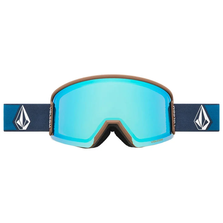 Load image into Gallery viewer, Volcom Unisex Garden 2 (+ Bonus Lens) Goggles Navy Cobalt/Ice Chrome VG1024120_ICCH
