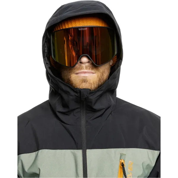 Load image into Gallery viewer, Quiksilver Men&#39;s Morton Technical Snow Jacket Iced Sea Spray EQYTJ03458_GLW1
