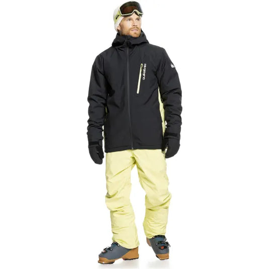 Quiksilver Men's Morton Technical Snow Jacket Black EQYTJ03458_KVJ0