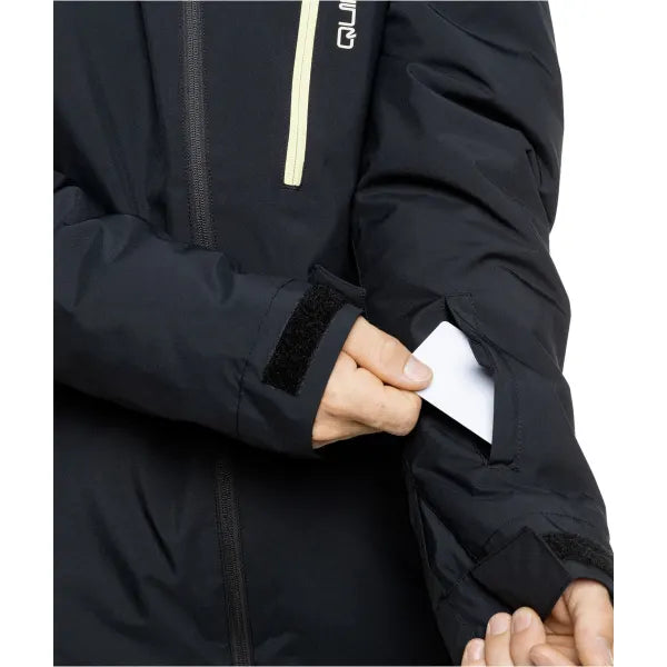 Load image into Gallery viewer, Quiksilver Men&#39;s Morton Technical Snow Jacket Black EQYTJ03458_KVJ0
