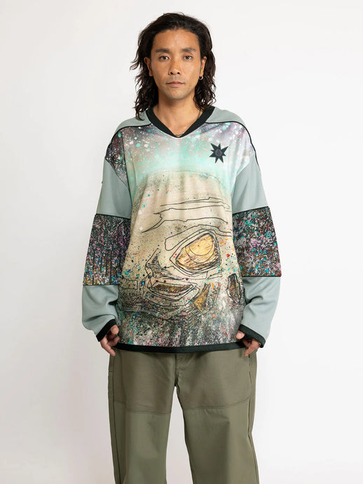 Volcom Men's Bryan Iguchi Sweatshirt Cypress Green A03324402-CPG