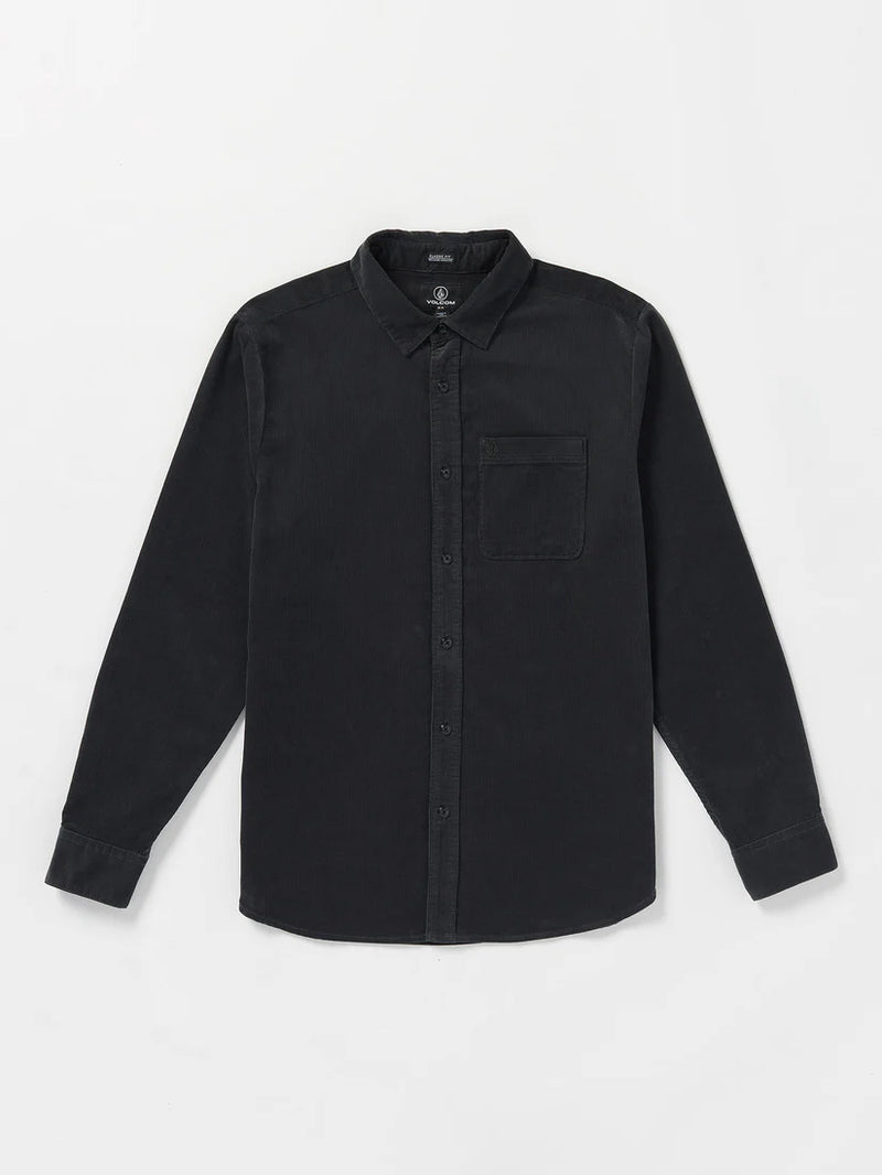 Load image into Gallery viewer, Volcom Men&#39;s Zander Shirt Asphalt Black A0532410_ASB
