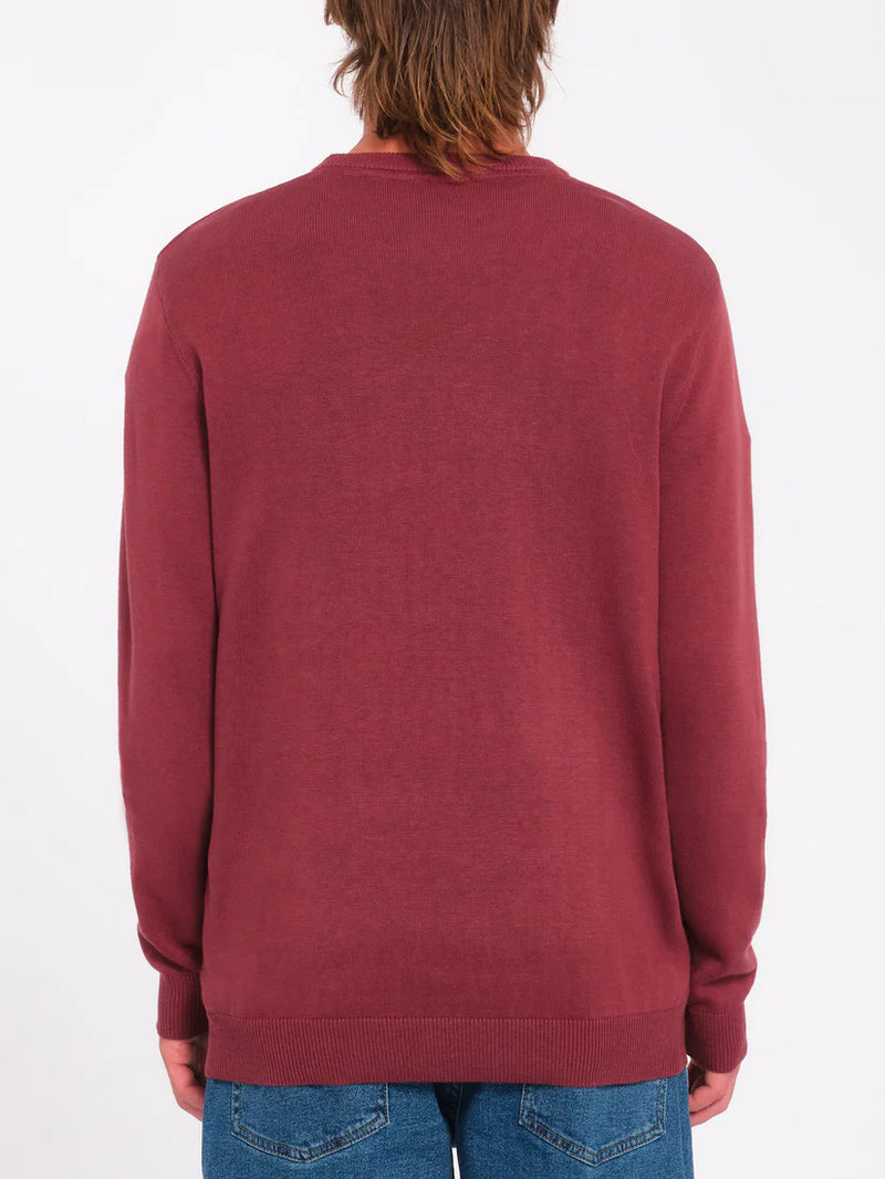 Load image into Gallery viewer, Volcom Men&#39;s Uperstand Sweater Merlot A0731900-MER
