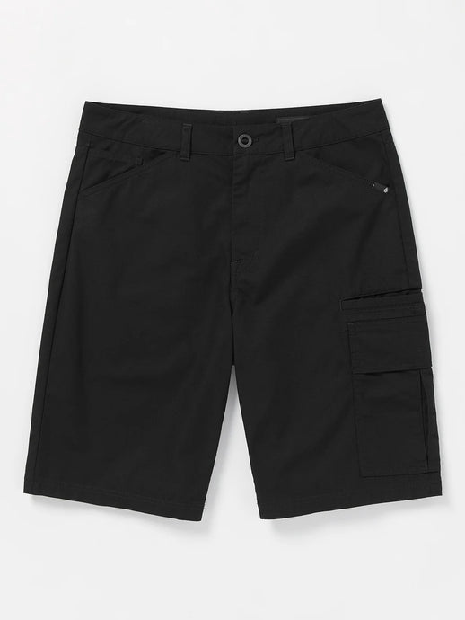 Volcom Men's Grand Fang Cargo Shorts Black A0922400_BLK