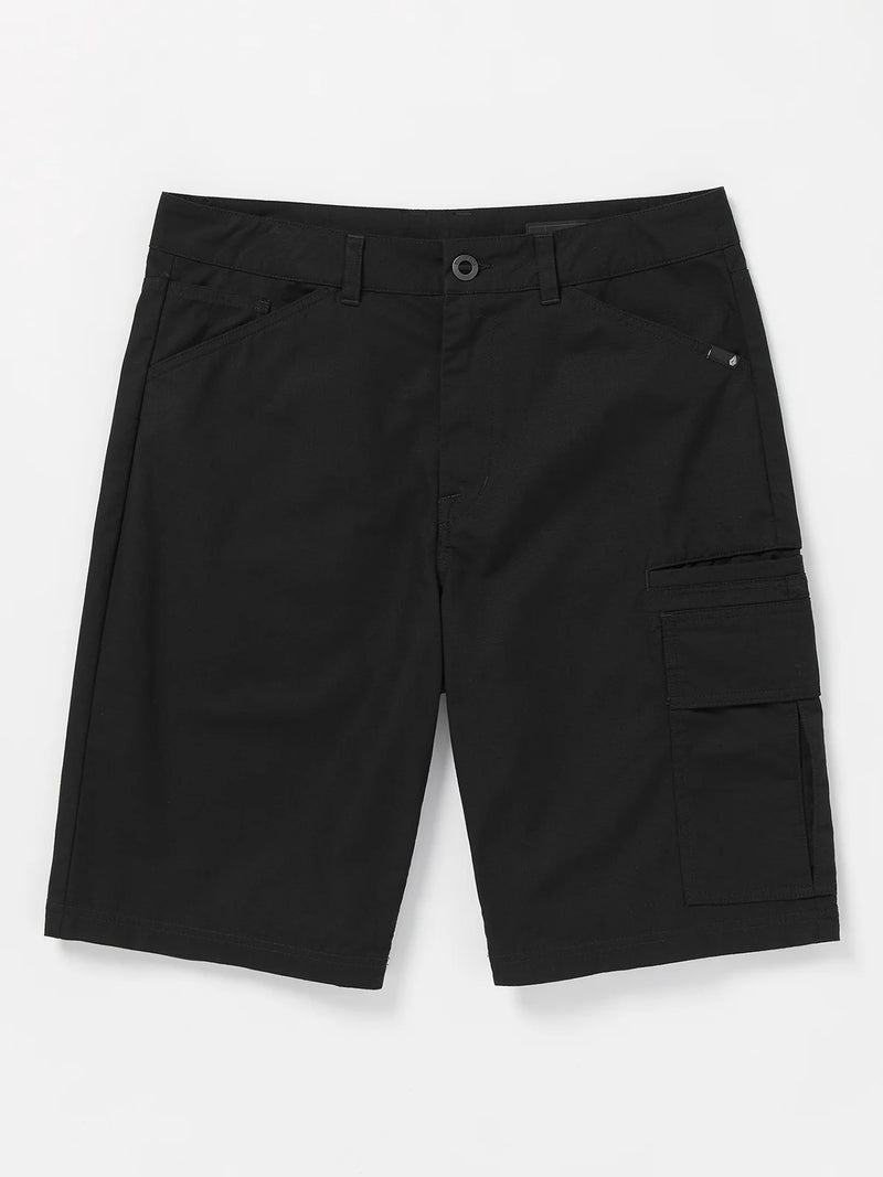 Load image into Gallery viewer, Volcom Men&#39;s Grand Fang Cargo Shorts Black A0922400_BLK
