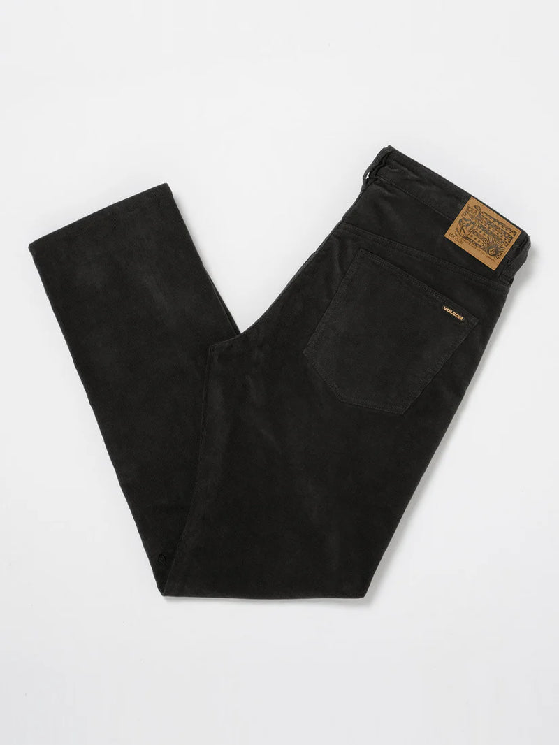 Load image into Gallery viewer, Volcom Men&#39;s Solver 5 Pocket Corduroy Trousers Stealth A1132312_STH
