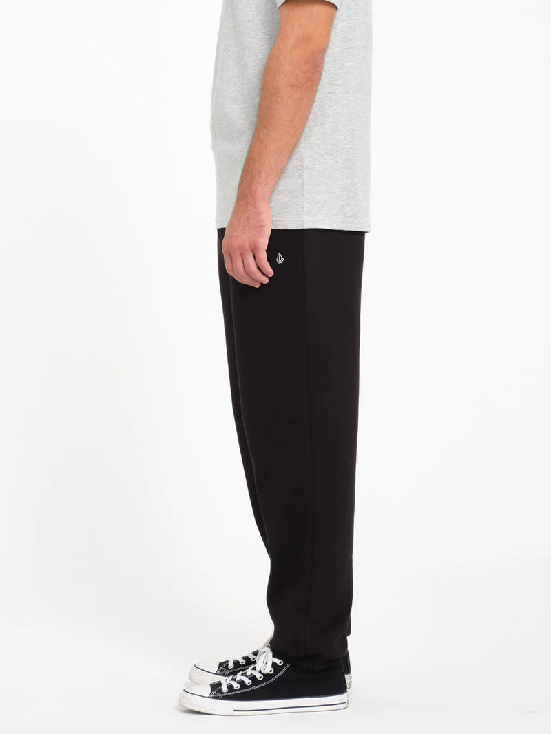 Load image into Gallery viewer, Volcom Men&#39;s Single Stone Fleece Pants Black A1232405_BLK
