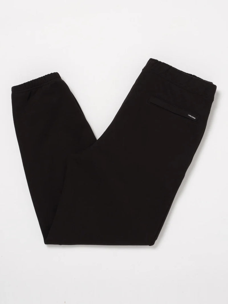 Load image into Gallery viewer, Volcom Men&#39;s Single Stone Fleece Pants Black A1232405_BLK
