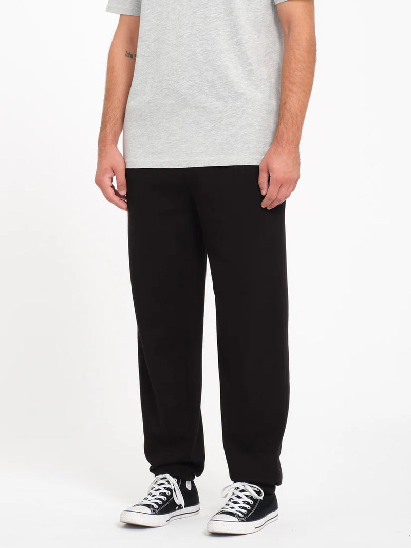 Load image into Gallery viewer, Volcom Men&#39;s Single Stone Fleece Pants Black A1232405_BLK
