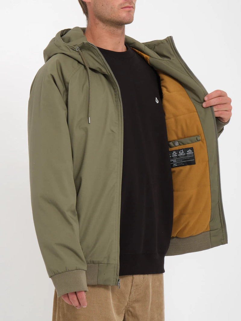 Load image into Gallery viewer, Volcom Men&#39;s Hernan 10K Jacket Wintermoss A1732408_WMS
