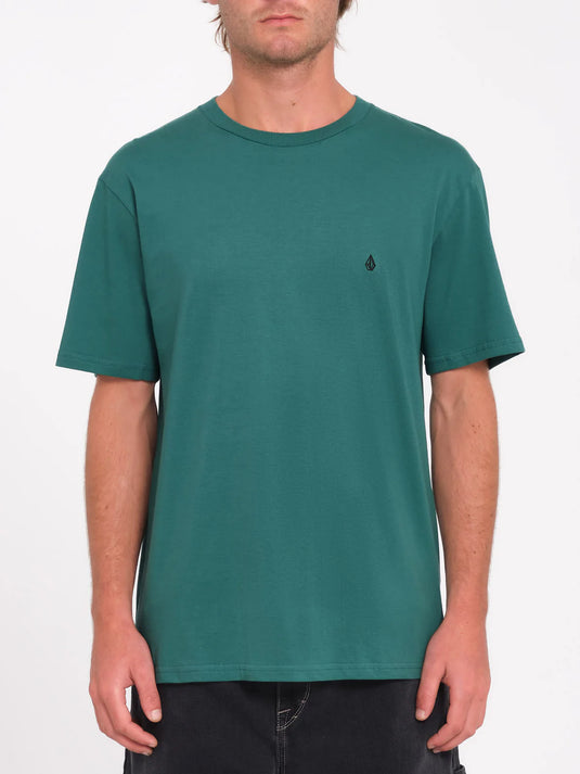 Volcom Men's Stone Blanks Classic Fit T-Shirt Sea Green A3512326-SGN