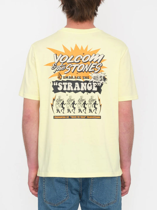 Volcom Men's Strange Relics Classic Fit T-Shirt Aura Yellow A3512414_AUR