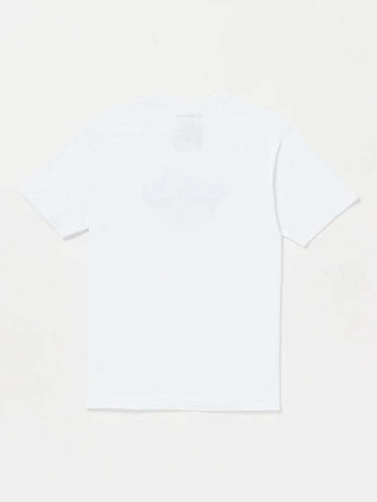 Volcom Men's Evil Grin Short Sleeve T-Shirt White A3522451_WHT