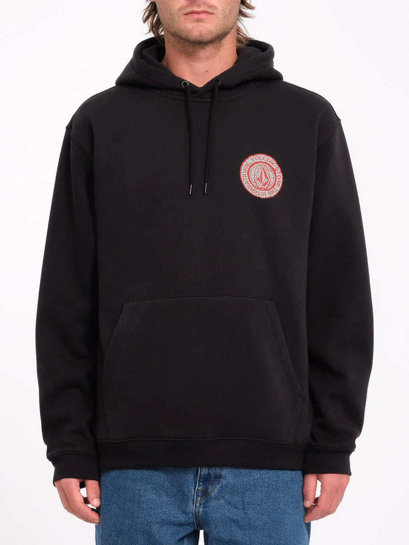 Load image into Gallery viewer, Volcom Men&#39;s Volstoned Hoodie Black A4132406_BLK
