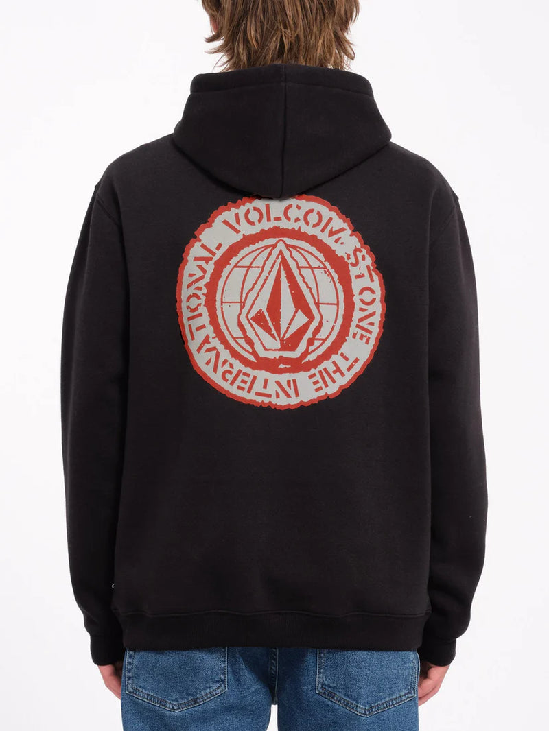 Load image into Gallery viewer, Volcom Men&#39;s Volstoned Hoodie Black A4132406_BLK
