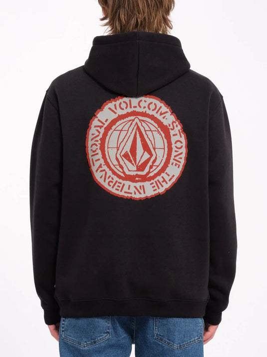 Volcom Men's Volstoned Hoodie Black A4132406_BLK