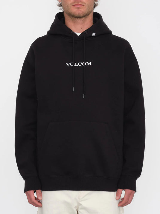 Volcom Men's Stone Hoodie Black A4132419_BLK