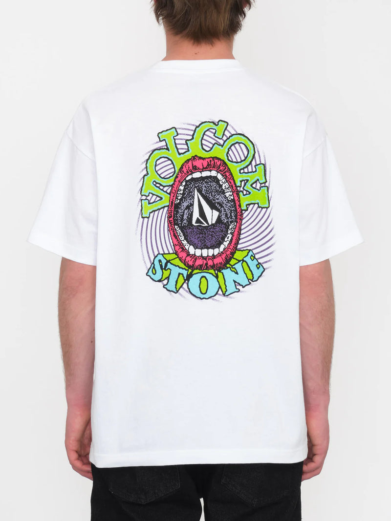 Load image into Gallery viewer, Volcom Men&#39;s Volmo Loose Fit T-Shirt White A4312415_WHT
