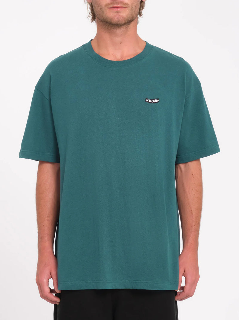 Load image into Gallery viewer, Volcom Men&#39;s Pistol Stone T-Shirt Evergreen A4332308_EVG
